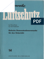 Schriftenreihe Luftschutz - 14 - Einfache Demonstrationsversuche Für Den Unterricht