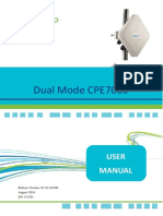 Dual Mode CPE7000 Outdoor User Manual