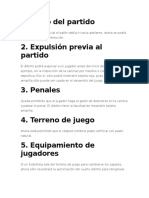 10 Reglas Del Futbol