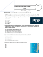 Prueba 5° Unidad 1