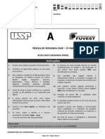 Prova Fuvest 2015 - 2º Dia