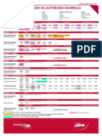 Horario de Autobuses de Marbella