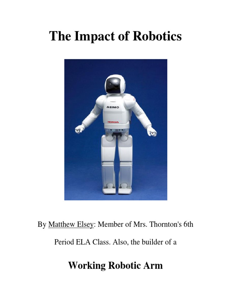 Robotics Impact: Student Project | PDF