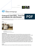 Conversa Com CEO – José Galló, Presidente Da Rede Renner