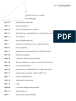 Basic Keyboard Shortcuts