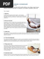 50 Formas de Zerar a Ansiedade