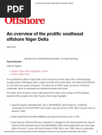 An Overview of the Prolific Southeast Offshore Niger Delta - Offshore