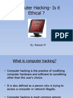 Is Computer Hacking Always Unethical