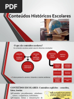 Conteúdos Históricos Escolares
