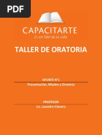 (01C) Oratoria - Presentación, Miedos y Oratoria (Apunte)