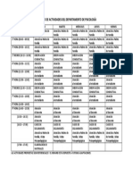 Horario de Atención