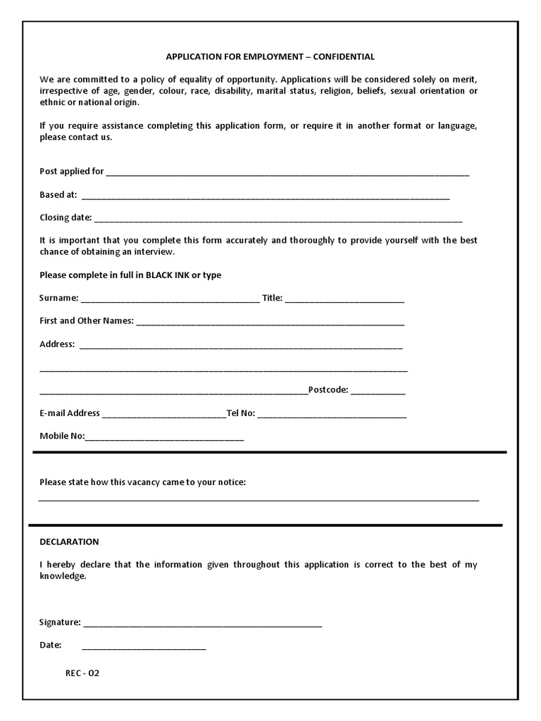 New Application Form Jan 2015 | PDF | Government | Social Institutions