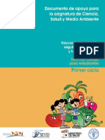 Libro de Trabajo para Estudiantes. Primer Ciclo - Documento de Apoyo de La Asignatura Ciencia, Salud y Medio Ambiente