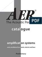 AER Amplifiers Catalog Eng