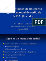 6ta Ed Documentacion de Un Escrito Segun El Manual de Apa Ago 09 1