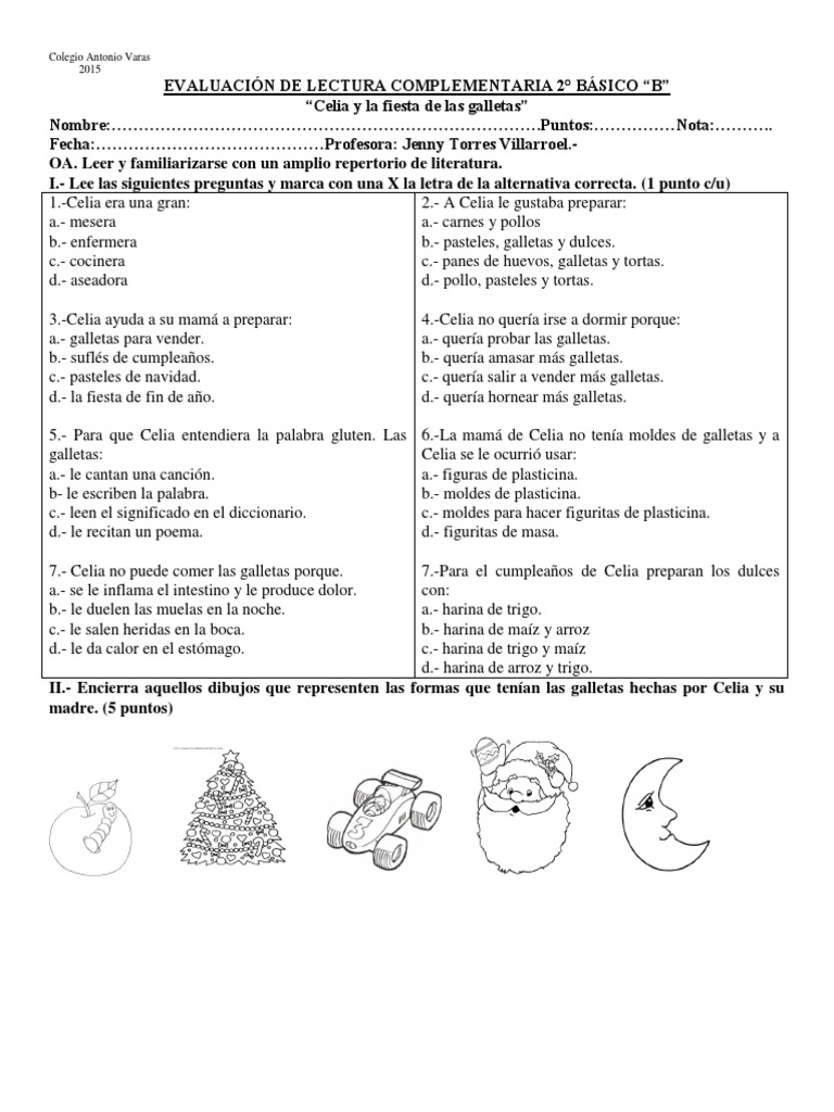 Celia La Fiesta de Las Galletas. PDF Trigo Cocinando