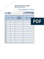 Power Quality Tools