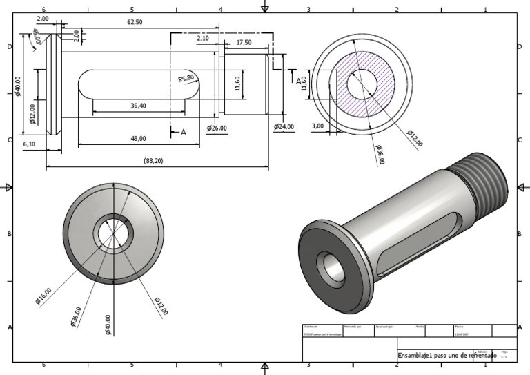 Technical Drawing Assembly Step Guide | PDF