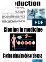 Cloning in Medicine