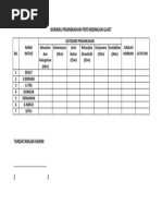 Borang Pemarkahan Pertandingan Gajet