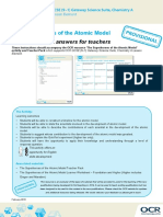 The Superheroes of The Atomic Model Activity Teacher Instructions