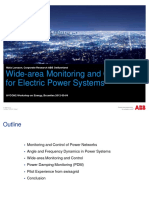 Wide-Area Monitoring and Control For Electric Power Systems: Mats Larsson, Corporate Research ABB Switzerland