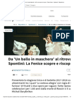 Da 'Un Ballo in Maschera' Al Ritrovato ... Tro - Danza - Spettacoli - Repubblica