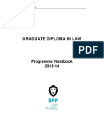 GDL Programme Handbook 2013-14