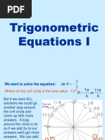 Trigonometric Equations I