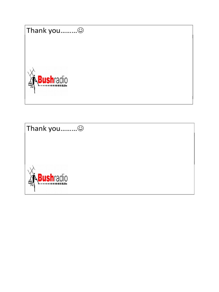 Simple Thank You Note Template | PDF