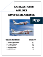 Public Relation in Kingfisher Airlines