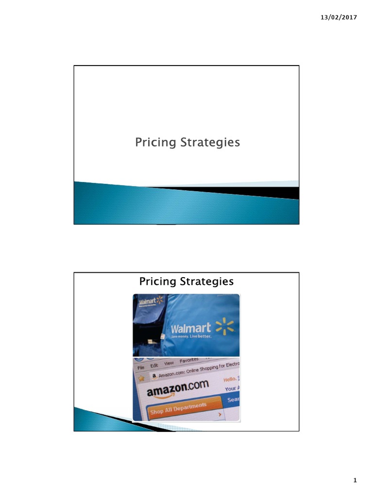 Effective Pricing Strategies Overview | PDF | Prices | Discounts And ...