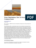 Water Distribution