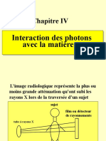 Rayonnements 4 FEZ Interactions photons matière