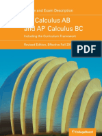 AP Calculus Ab and BC Course and Exam Description