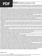 Mathématiques, psychanalyse et mathèmes (Jacques LACAN) - LE CONFLIT.pdf