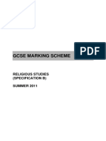 2011 Mark Scheme