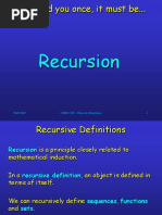 Recursion: Fall 2002 CMSC 203 - Discrete Structures 1