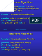 Recursive Algorithms