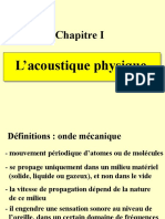 Acoustique Physique