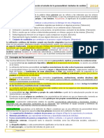 Tema 1 - Introducción Al Estudio de La Personalidad PDF