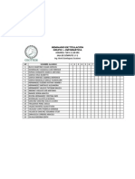 Seminario de Titulación Grupo I - Informática HORARIO: 7:00 A 11:00 HRS Sala de Cómputo 1 Y 2