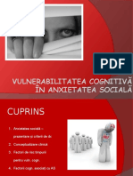 Vulnerabilitatea Cognitiva in Anxietatea Sociala (2)