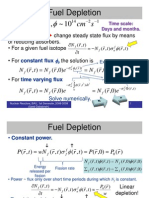 N S CM CM N: Fuel Depletion