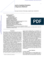 Métodos Estadísticos para Química Analitica