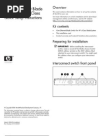 Gbe2C Ethernet Blade Switch For HP C-Class: Quick Setup Instructions