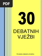 30 Debatnih Vjezbi