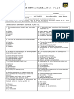 Coeficiente Dos Ciencias Cuarto