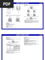 User'S Guide Dq-643: Setting The Time