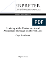 Endowment and Atonement